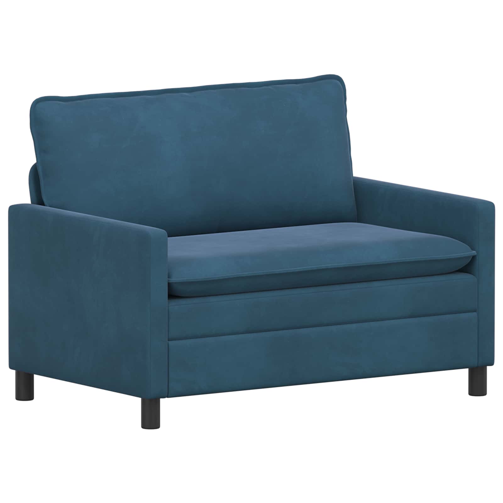 Bankstel 2 pcs Blauw Fluweel