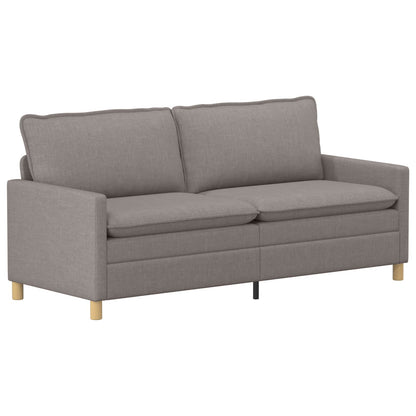 Bankstel 2 st Taupe Stof