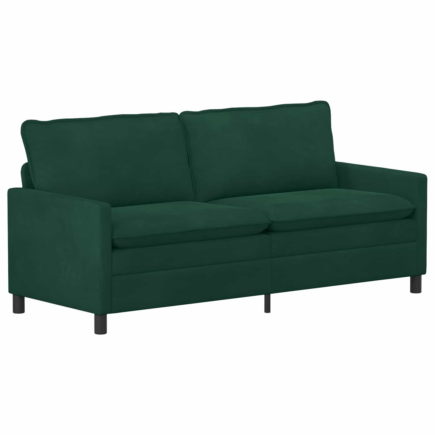 Bankstel 2 pcs Donkergroen Fluweel