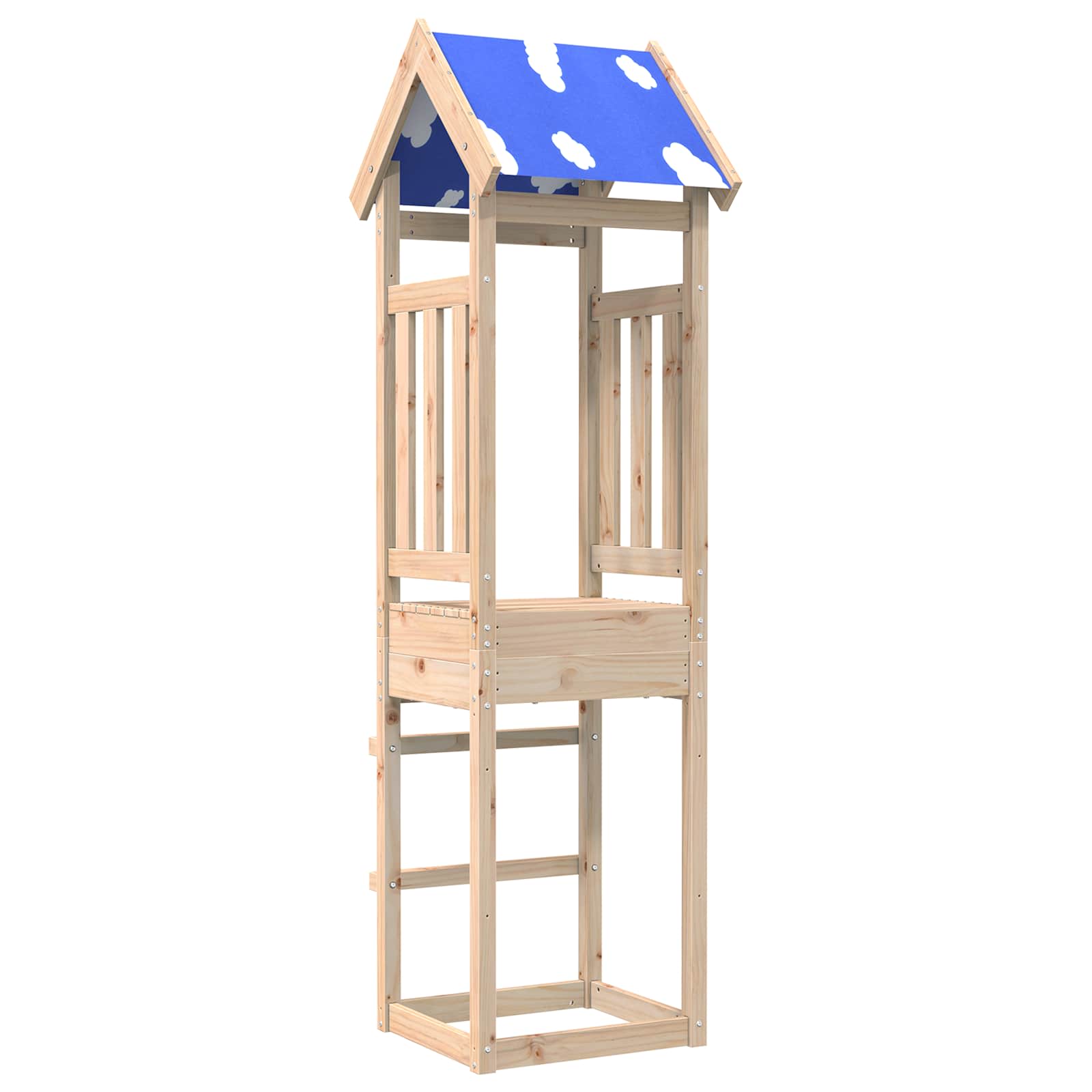 Speeltoren Bruin 52,5 X 46,5 X 208 Cm Massief grenenhout