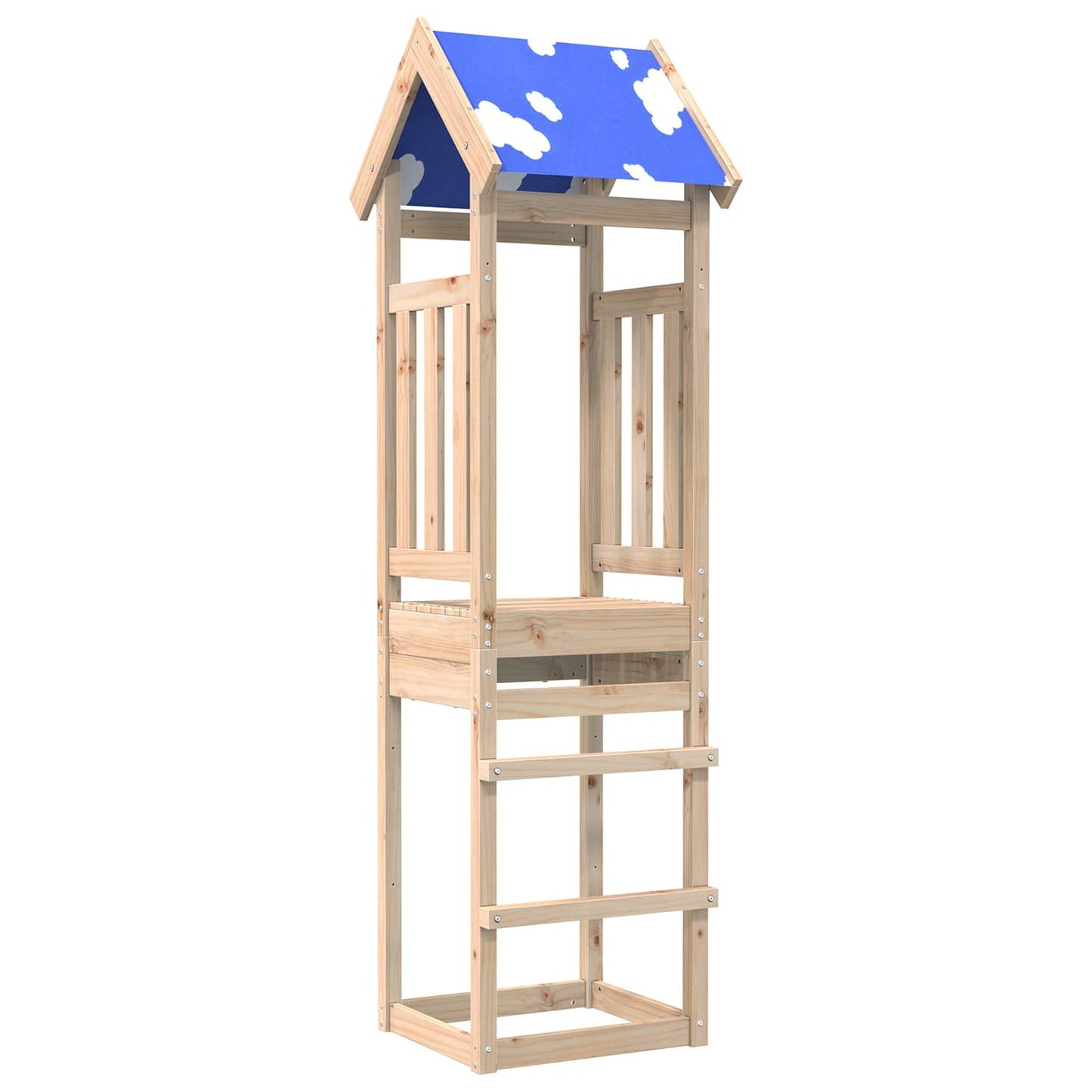 Speeltoren Bruin 52,5 X 46,5 X 208 Cm Massief grenenhout