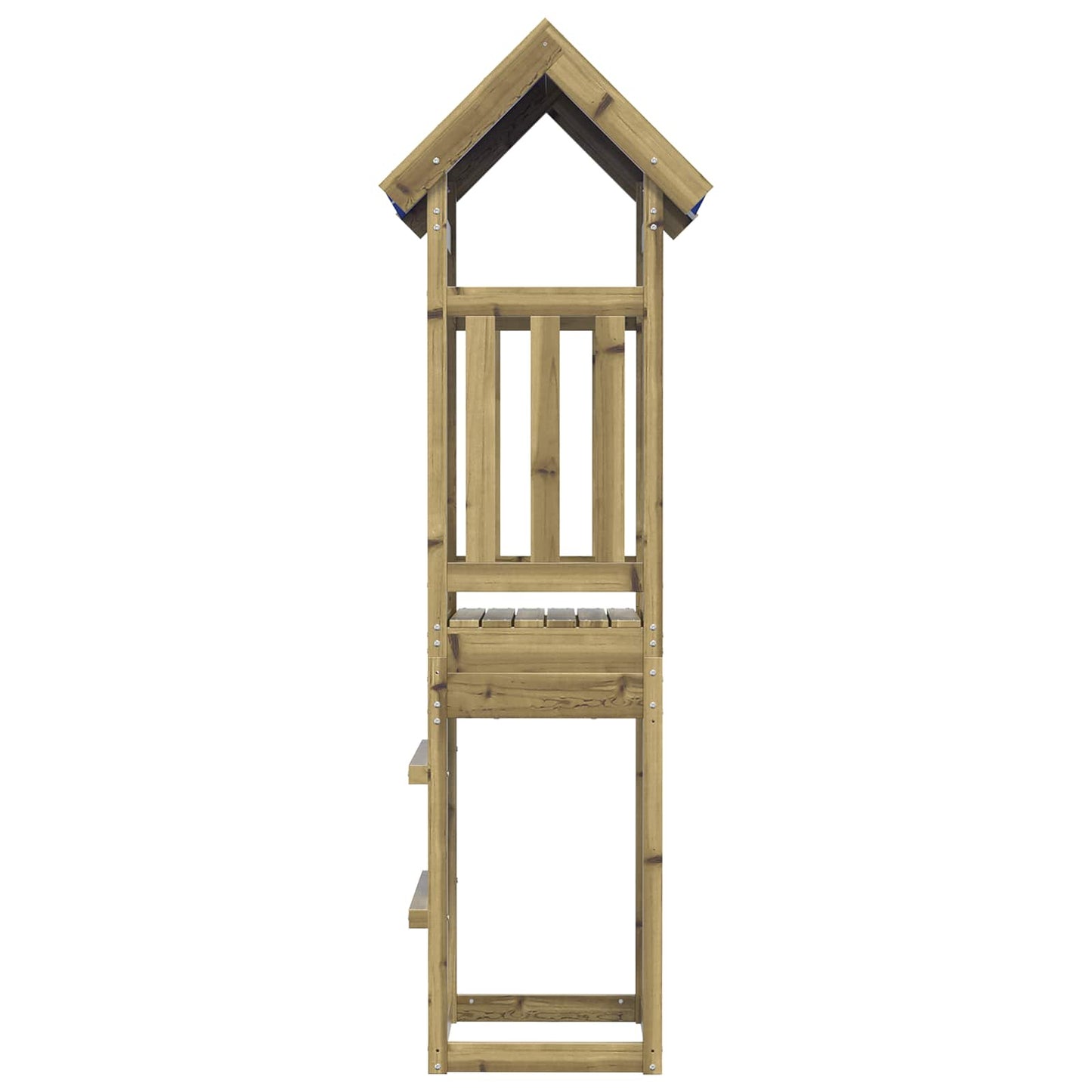 Speeltoren Bruin Massief geïmpregneerd hout