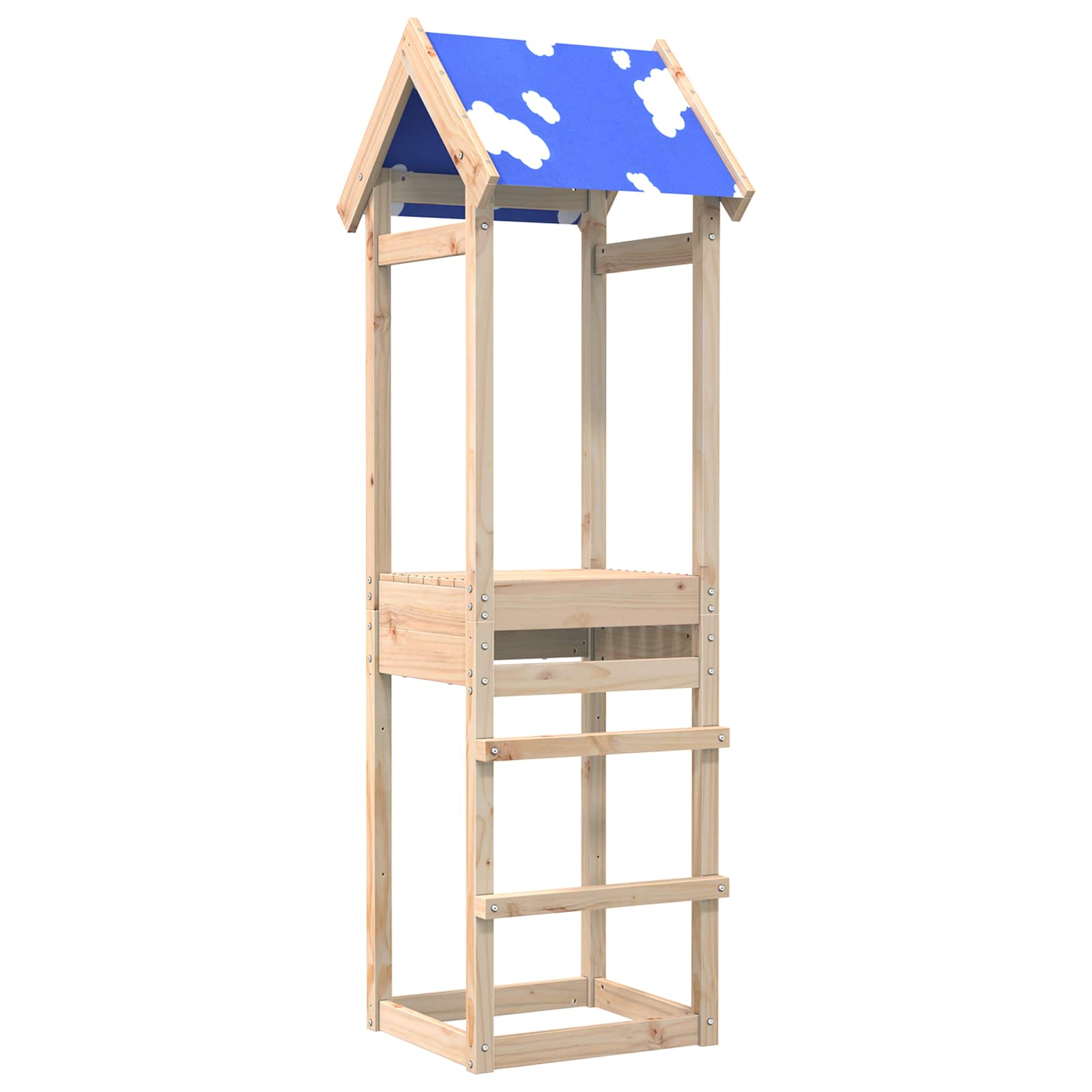 Speeltoren Bruin 52,5 X 46,5 X 195 Cm Massief grenenhout