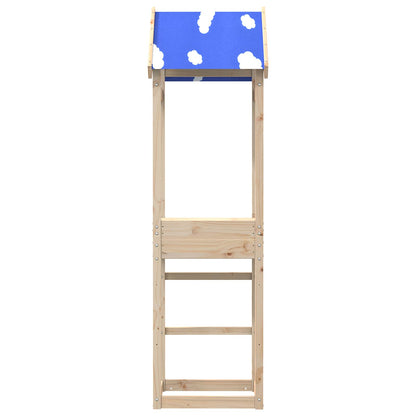 Speeltoren Bruin 52,5 X 46,5 X 195 Cm Massief grenenhout