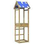 Play tower Brown Solid impregnated wood