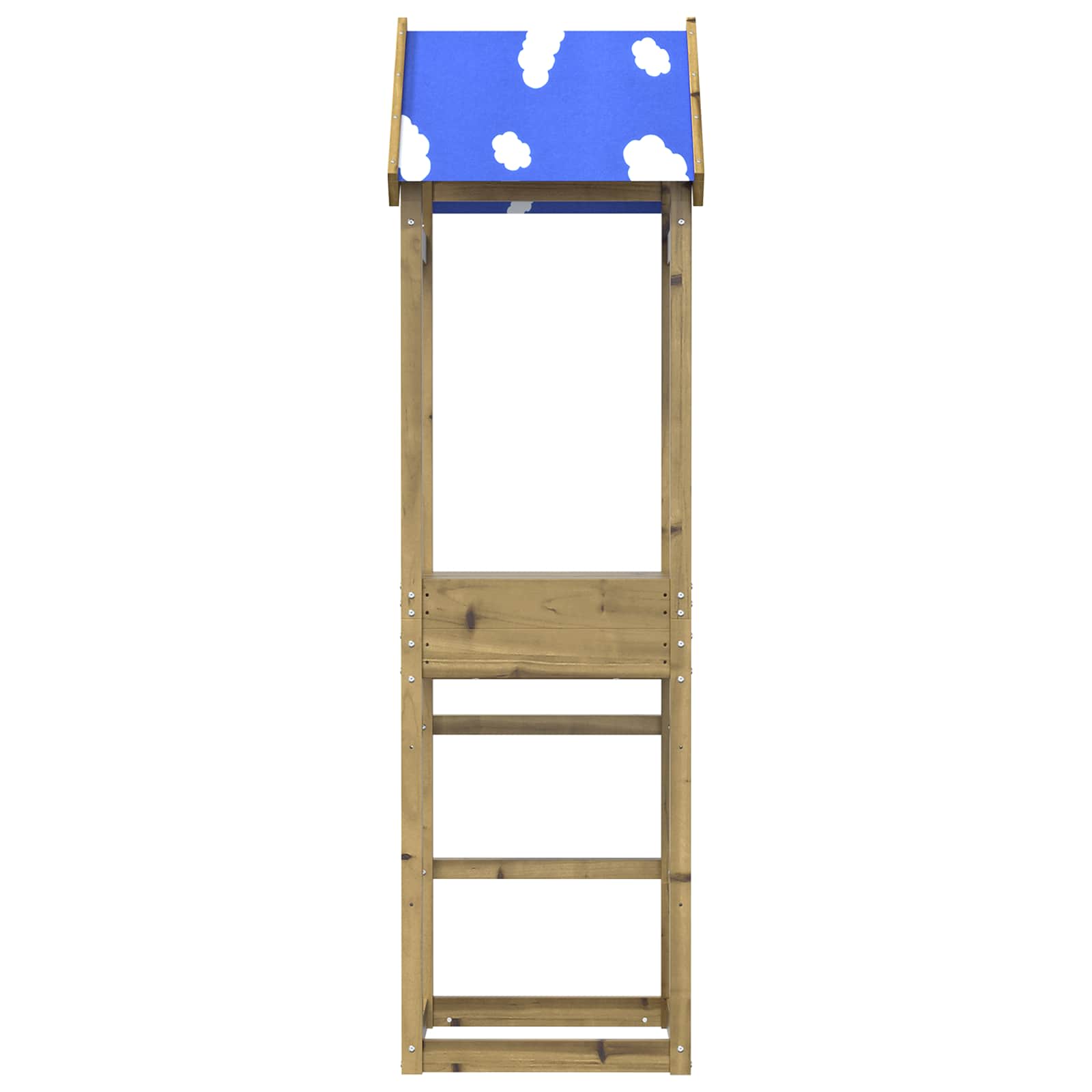 Speeltoren Bruin Massief geïmpregneerd hout