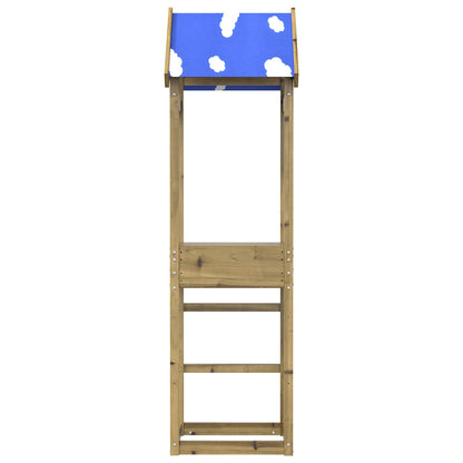 Speeltoren Bruin Massief geïmpregneerd hout