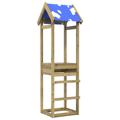 Speeltoren Bruin Massief geïmpregneerd hout