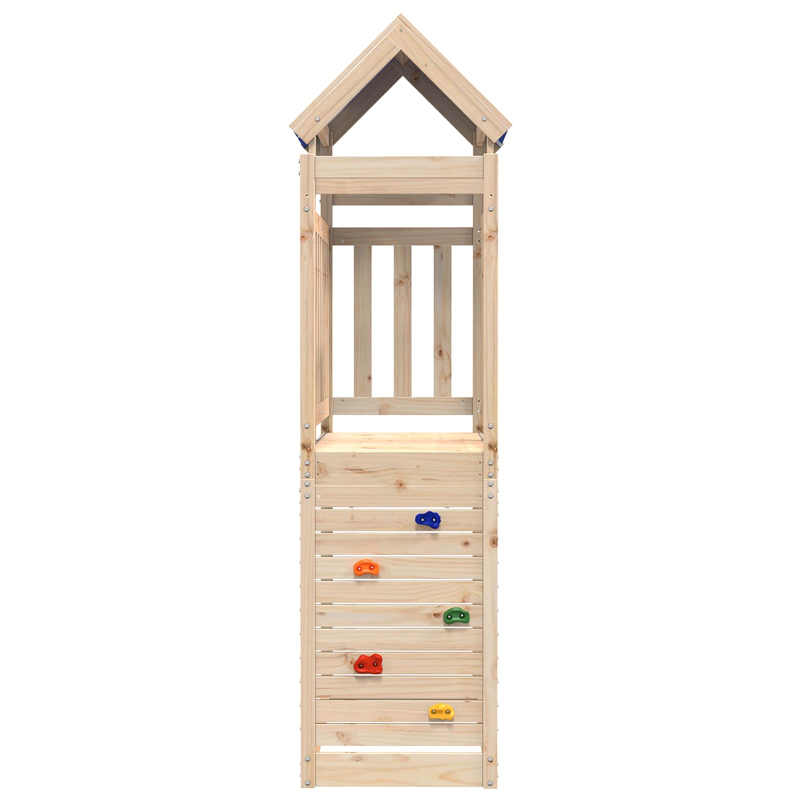 Speeltoren Bruin 110,5 X 52,5 X 215 Cm Massief grenenhout