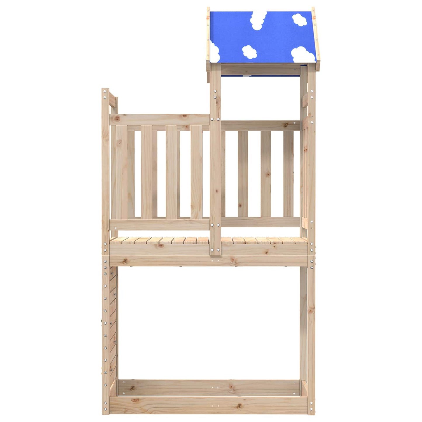 Speeltoren Bruin 110,5 X 52,5 X 215 Cm Massief grenenhout