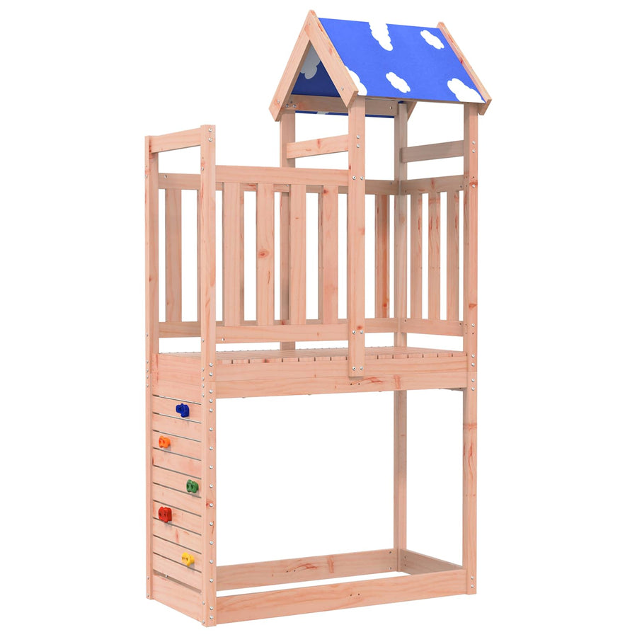 Speeltoren Bruin 110,5 X 52,5 X 215 Cm Massief Douglas Hout Massief douglashout