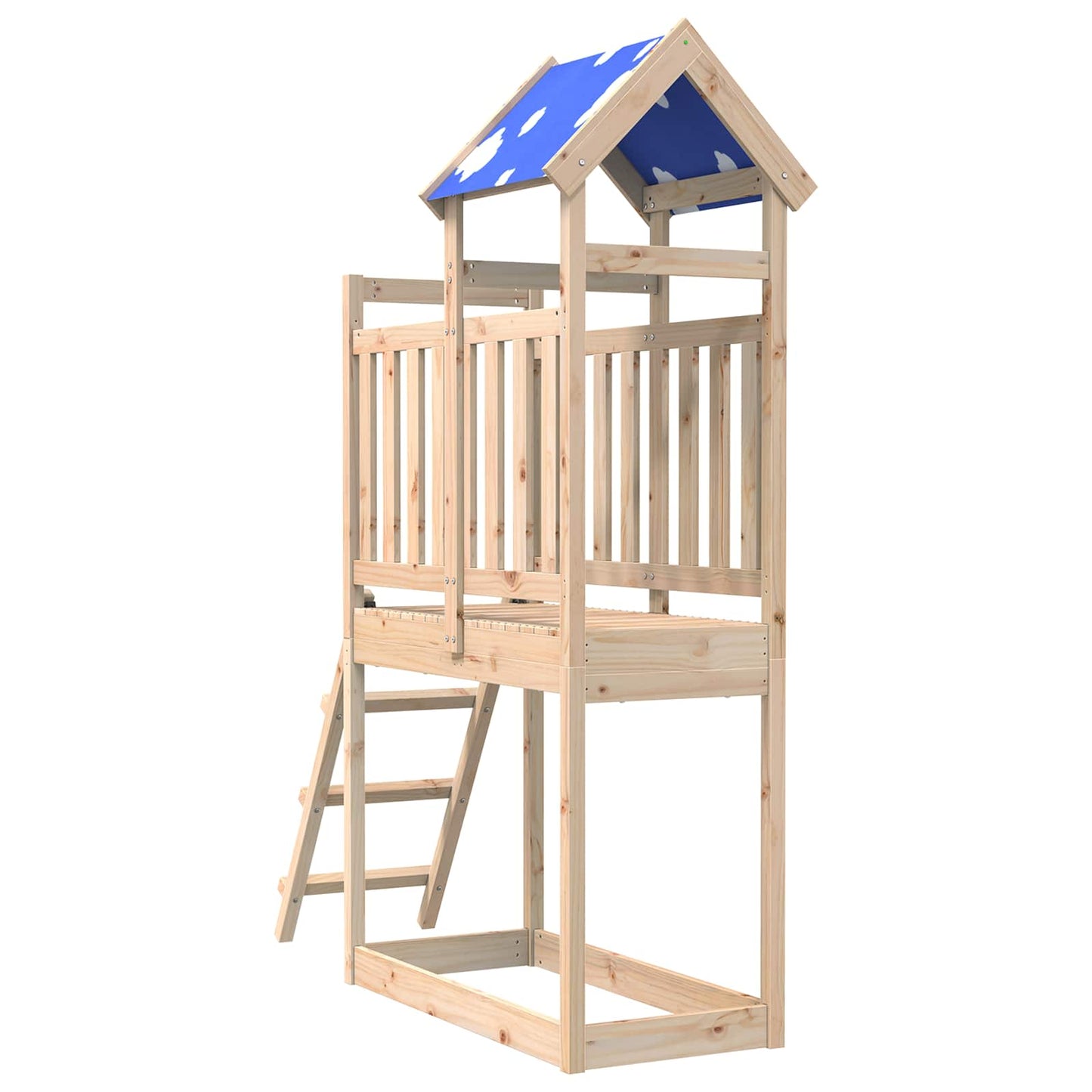 Speeltoren Bruin 52,5 X 110,5 X 215 Cm Massief grenenhout