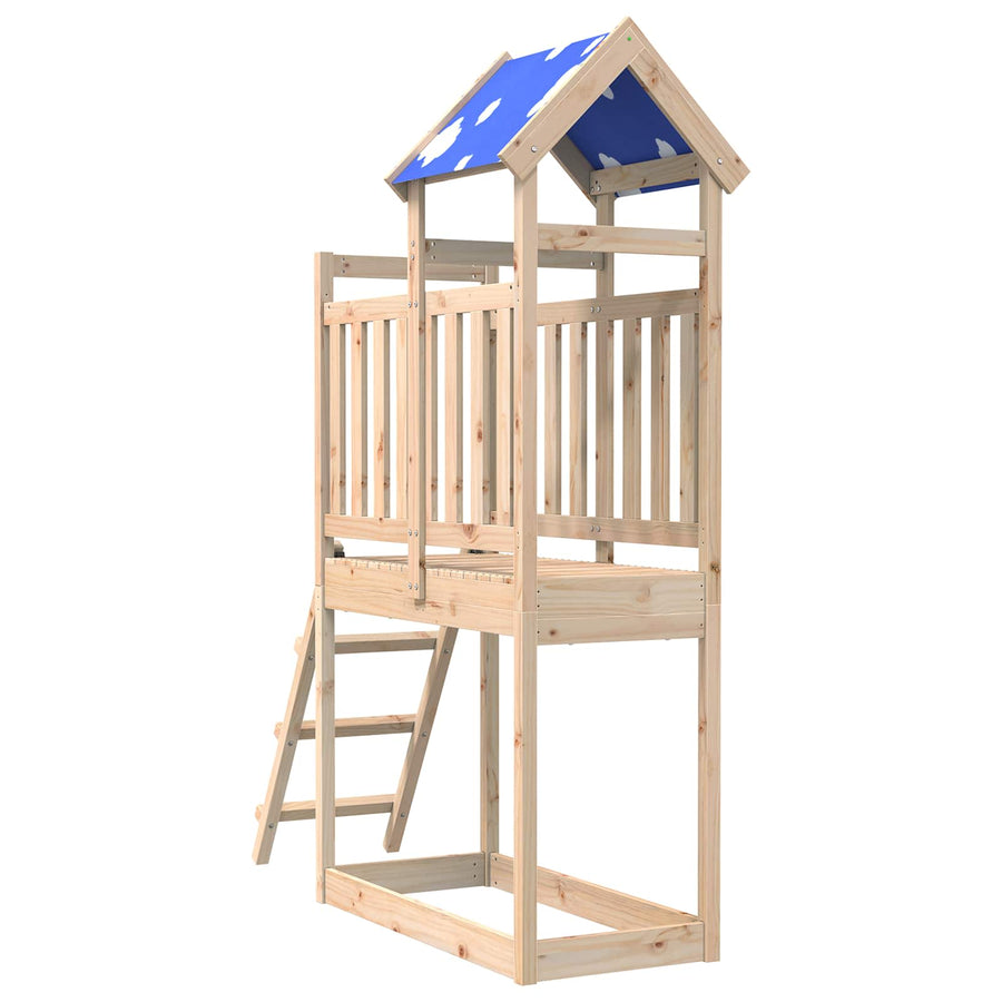Speeltoren Bruin 52,5 X 110,5 X 215 Cm Massief grenenhout