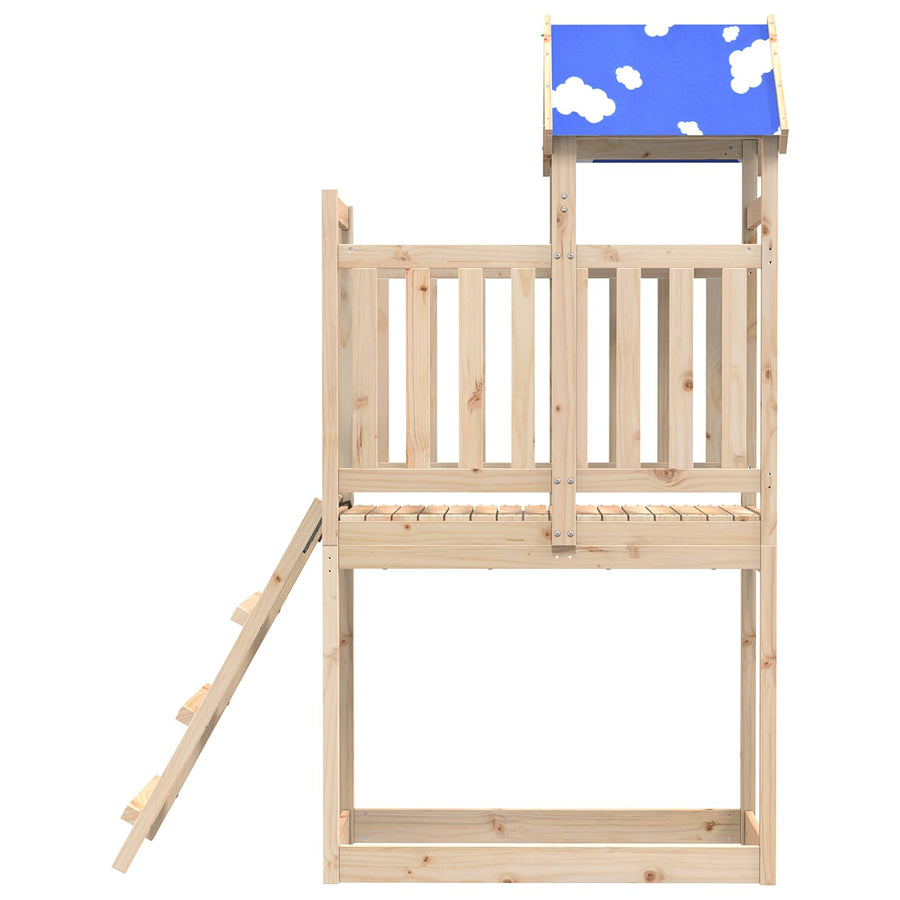 Speeltoren Bruin 52,5 X 110,5 X 215 Cm Massief grenenhout