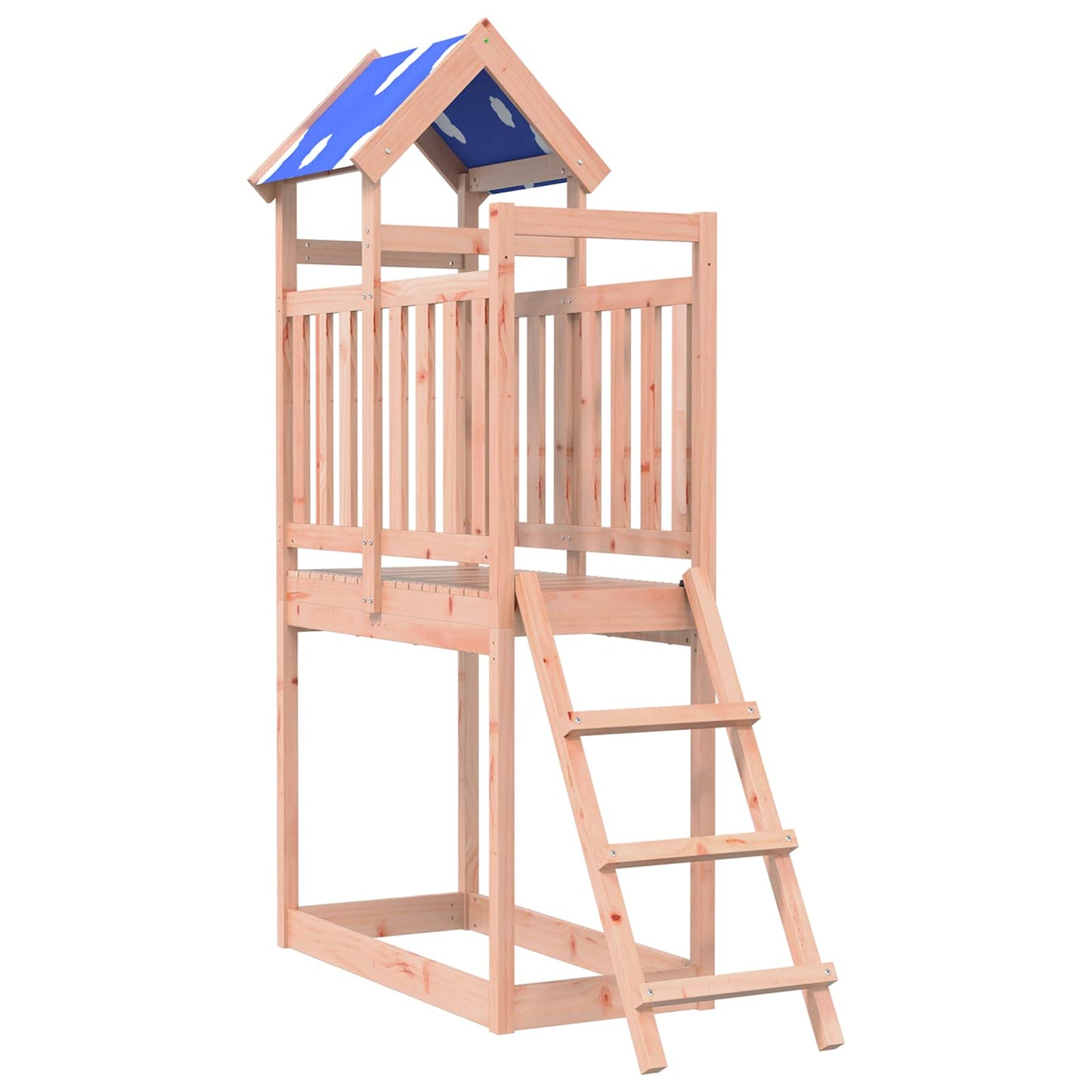 Speeltoren Bruin 52,5 X 110,5 X 215 Cm Massief Douglas Hout Massief douglashout