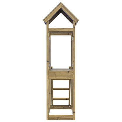 Speeltoren Bruin Massief geïmpregneerd hout