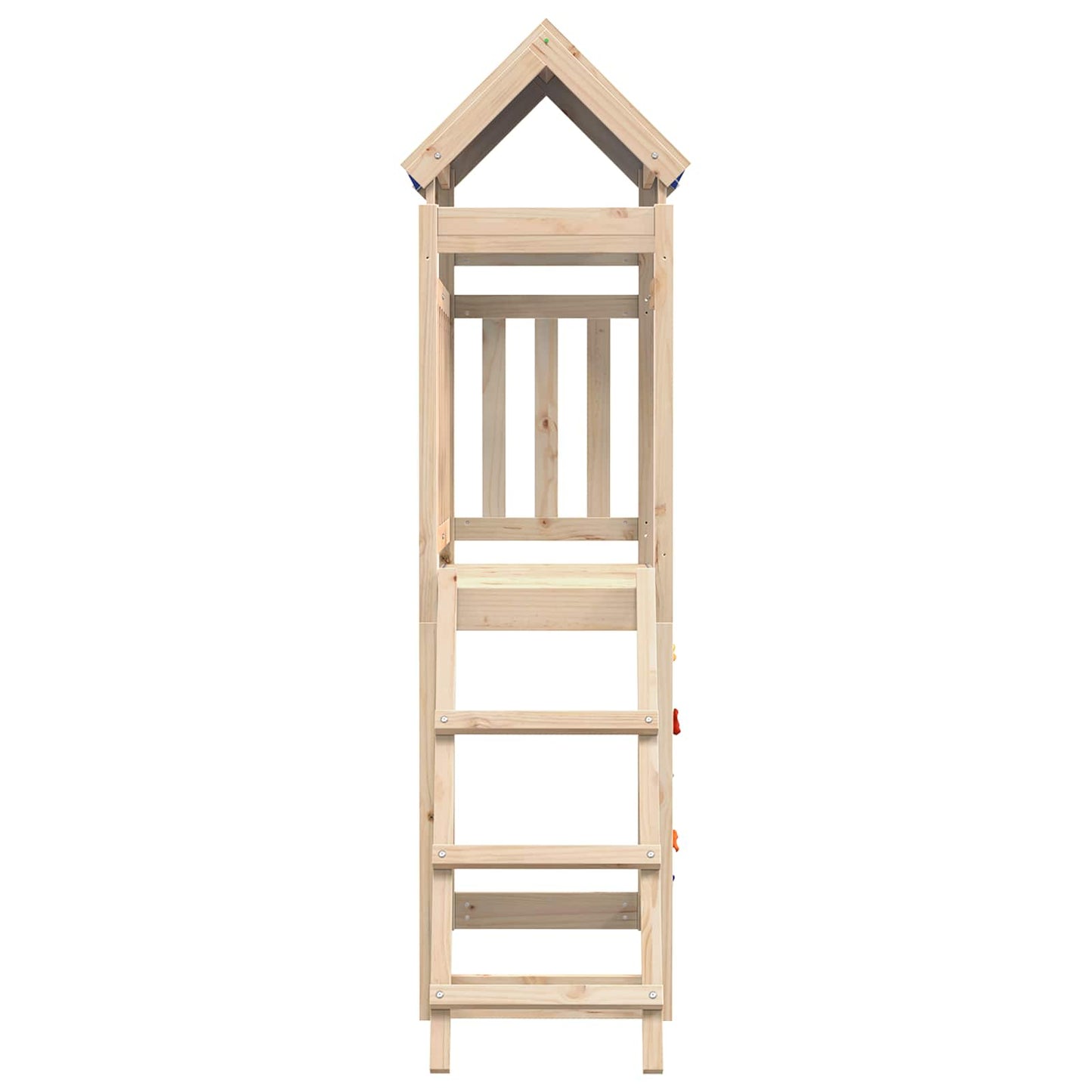 Speeltoren Bruin 110,5 X 52,5 X 215Cm Massief grenenhout
