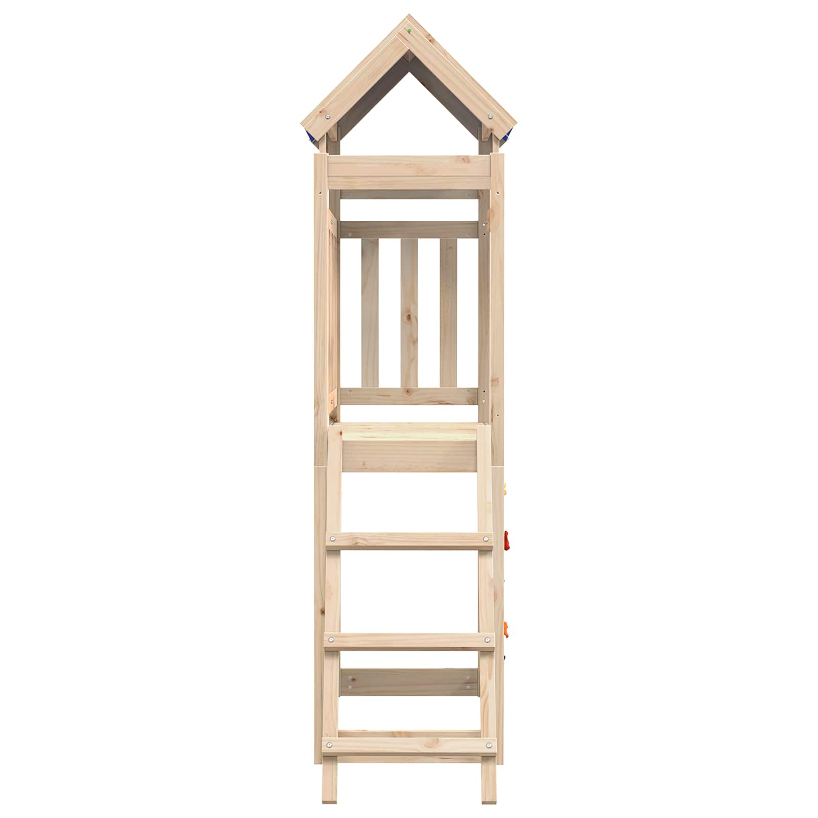Speeltoren Bruin 110,5 X 52,5 X 215Cm Massief grenenhout