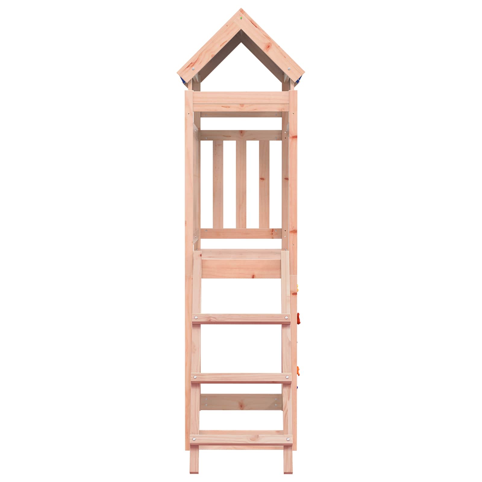 Speeltoren Bruin 110,5 X 52,5 X 215Cm Massief Douglas Hout Massief douglashout