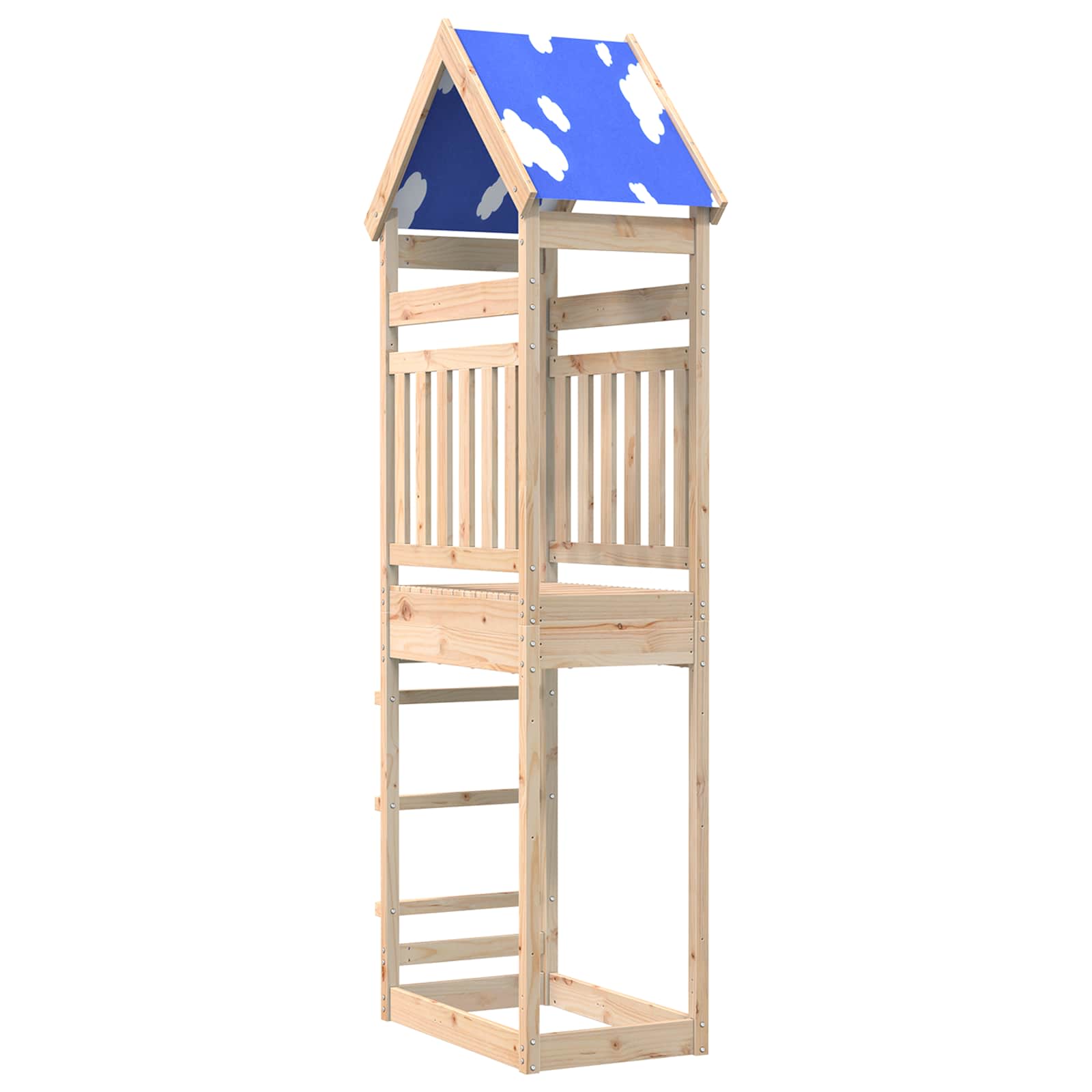 Speeltoren Bruin 52,5 X 85 X 265 Cm Massief grenenhout