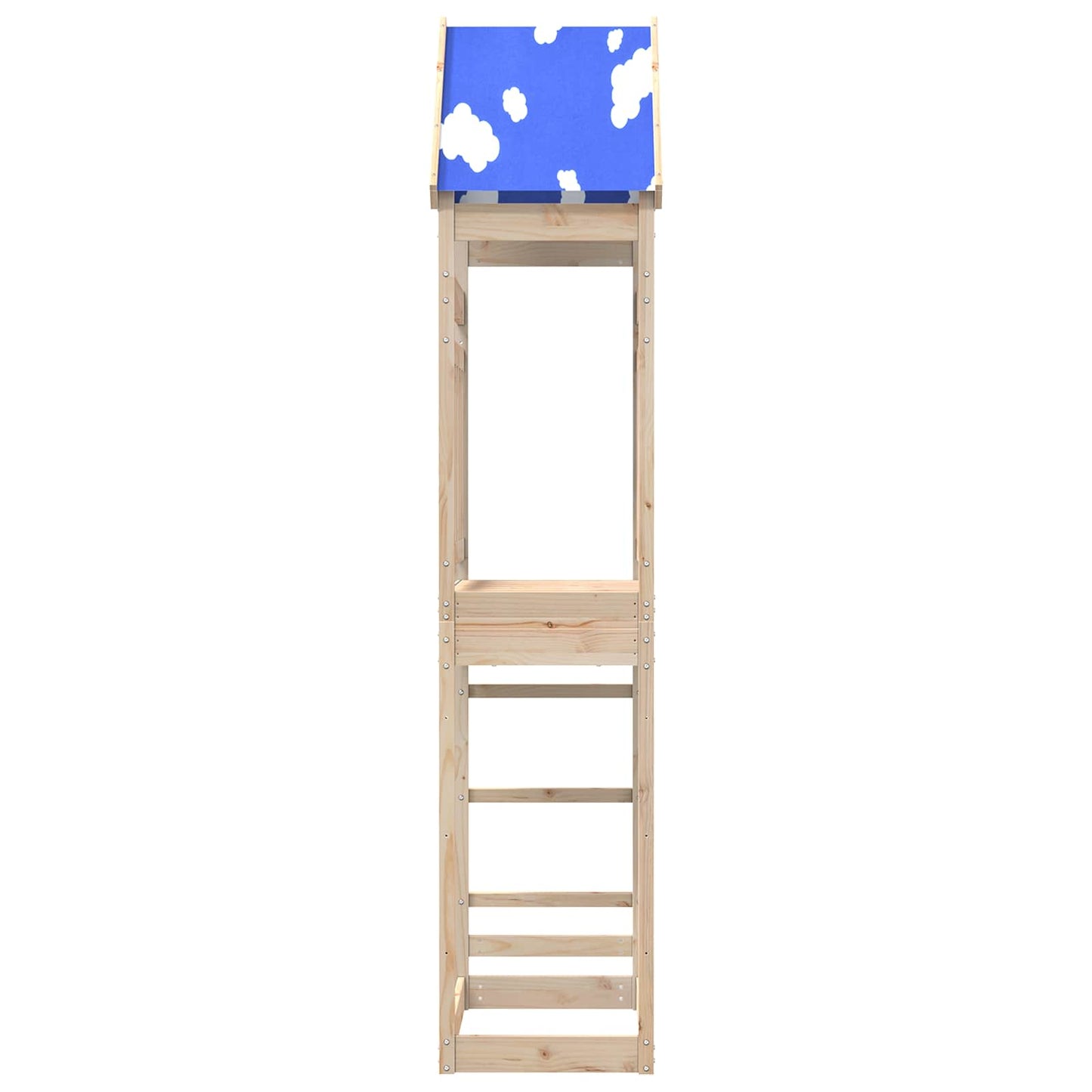 Speeltoren Bruin 52,5 X 85 X 265 Cm Massief grenenhout