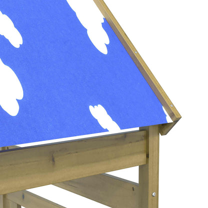 Speeltoren Bruin 52,5 X 85 X 265 Cm Massief geïmpregneerd hout