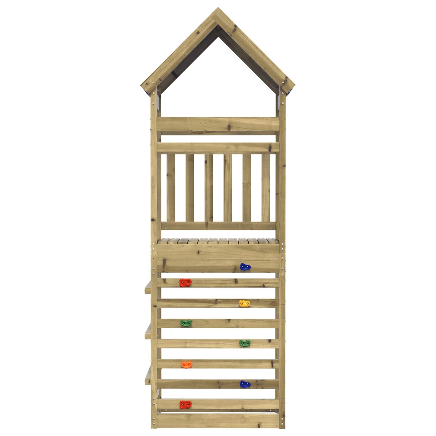 Speeltoren Bruin 52,5 X 85 X 265 Cm Massief geïmpregneerd hout