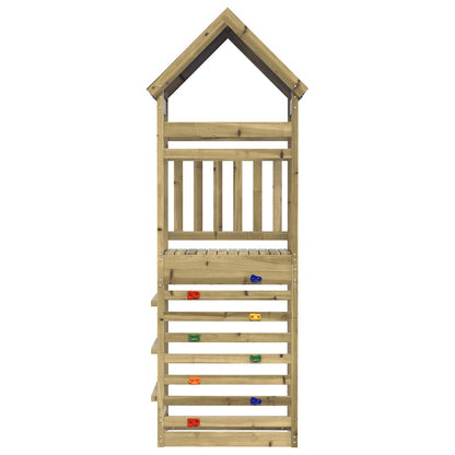 Speeltoren Bruin 52,5 X 85 X 265 Cm Massief geïmpregneerd hout