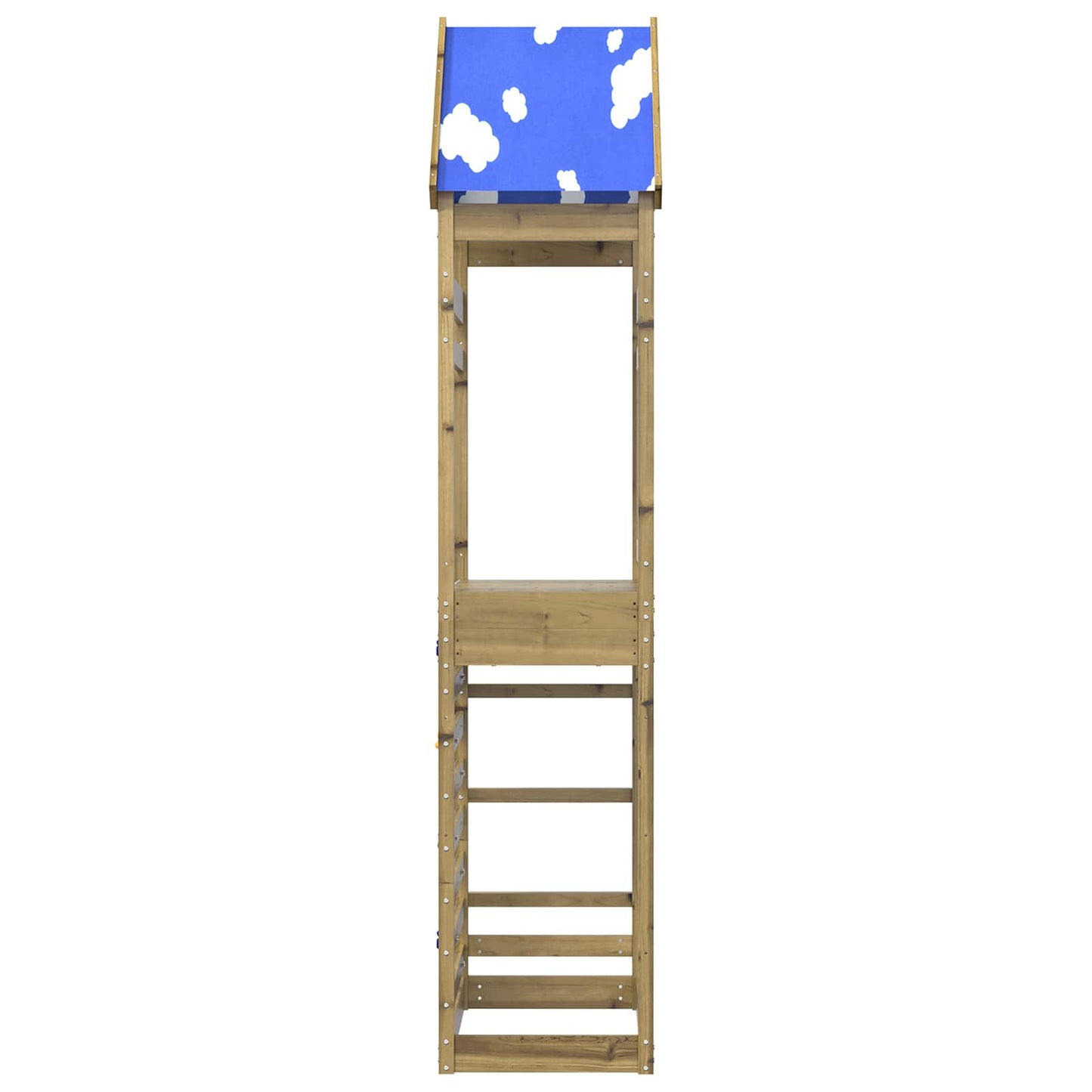 Speeltoren Bruin 52,5 X 85 X 265 Cm Massief geïmpregneerd hout
