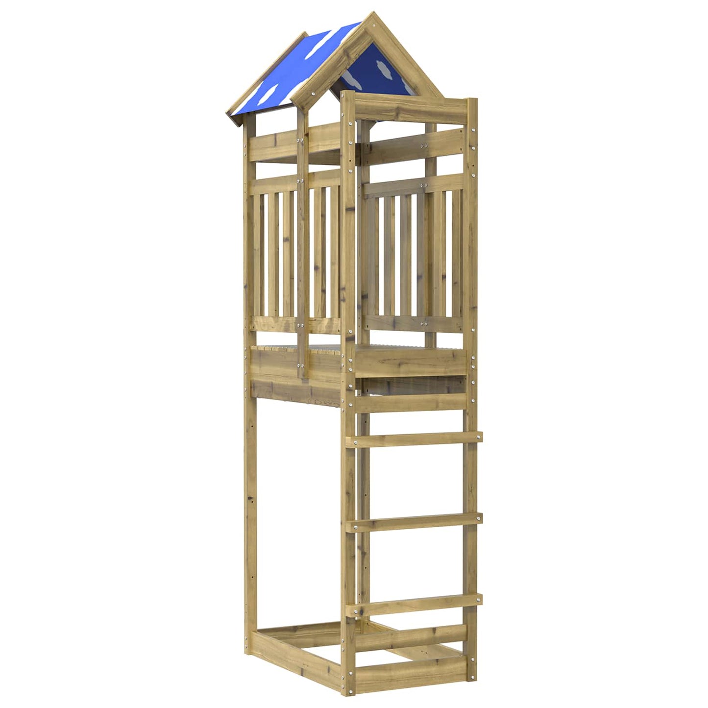 Speeltoren Bruin 52,5 X 85 X 239 Cm Massief geïmpregneerd hout
