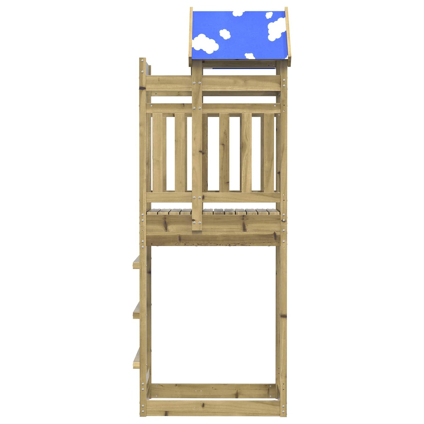 Speeltoren Bruin 52,5 X 85 X 239 Cm Massief geïmpregneerd hout