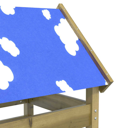 Speeltoren Bruin 85 X 52,5 X 239 Cm Massief geïmpregneerd hout