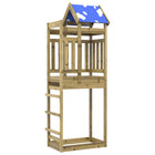 Speeltoren 85x52,5x239 cm massief geïmpregneerd hout