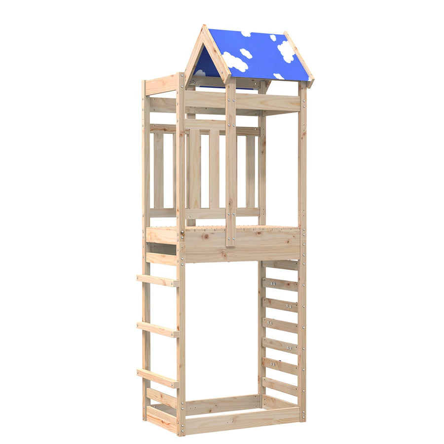 Speeltoren Bruin 85 x 52,5 x 239 cm Massief grenenhout