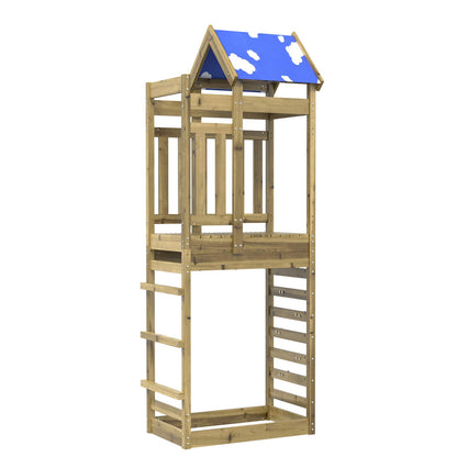 Speeltoren Bruin 85 X 52,5 X 239 Cm Massief geïmpregneerd hout