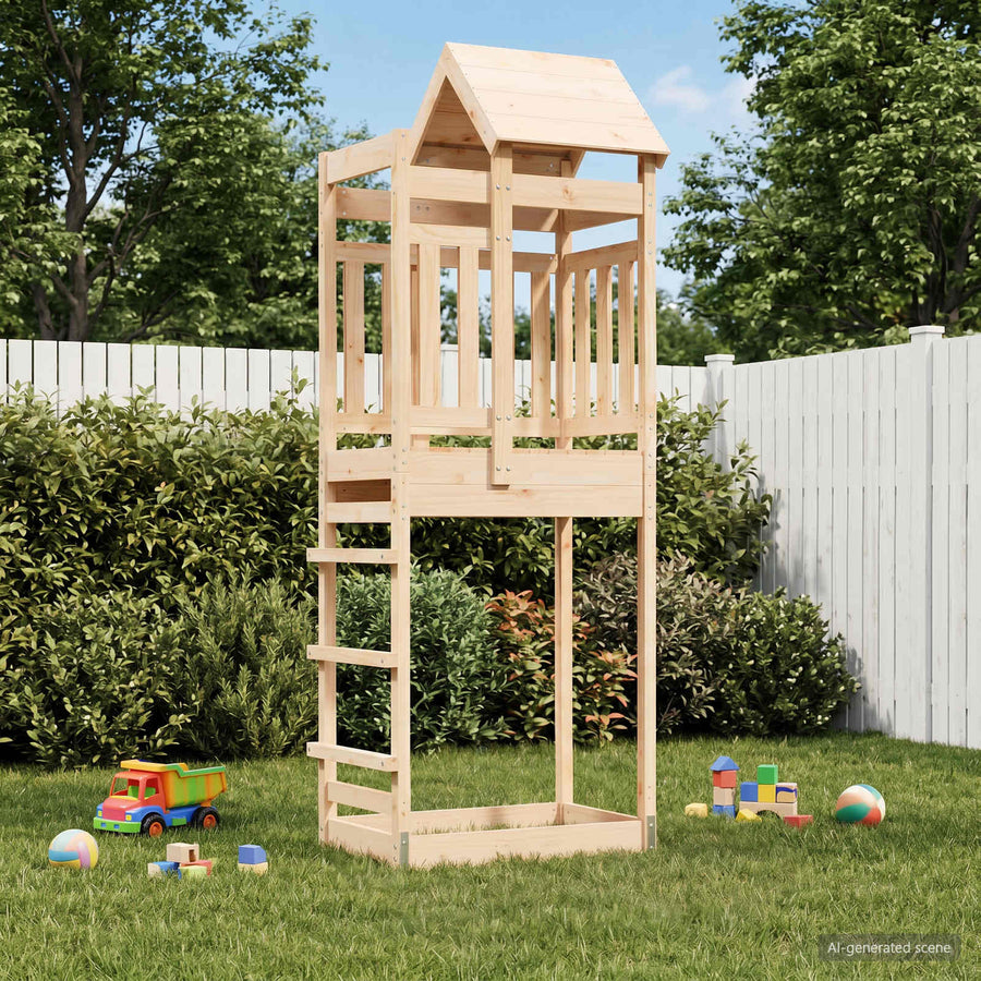 Speeltoren Bruin 52,5 x 85 x 238 cm Massief grenenhout