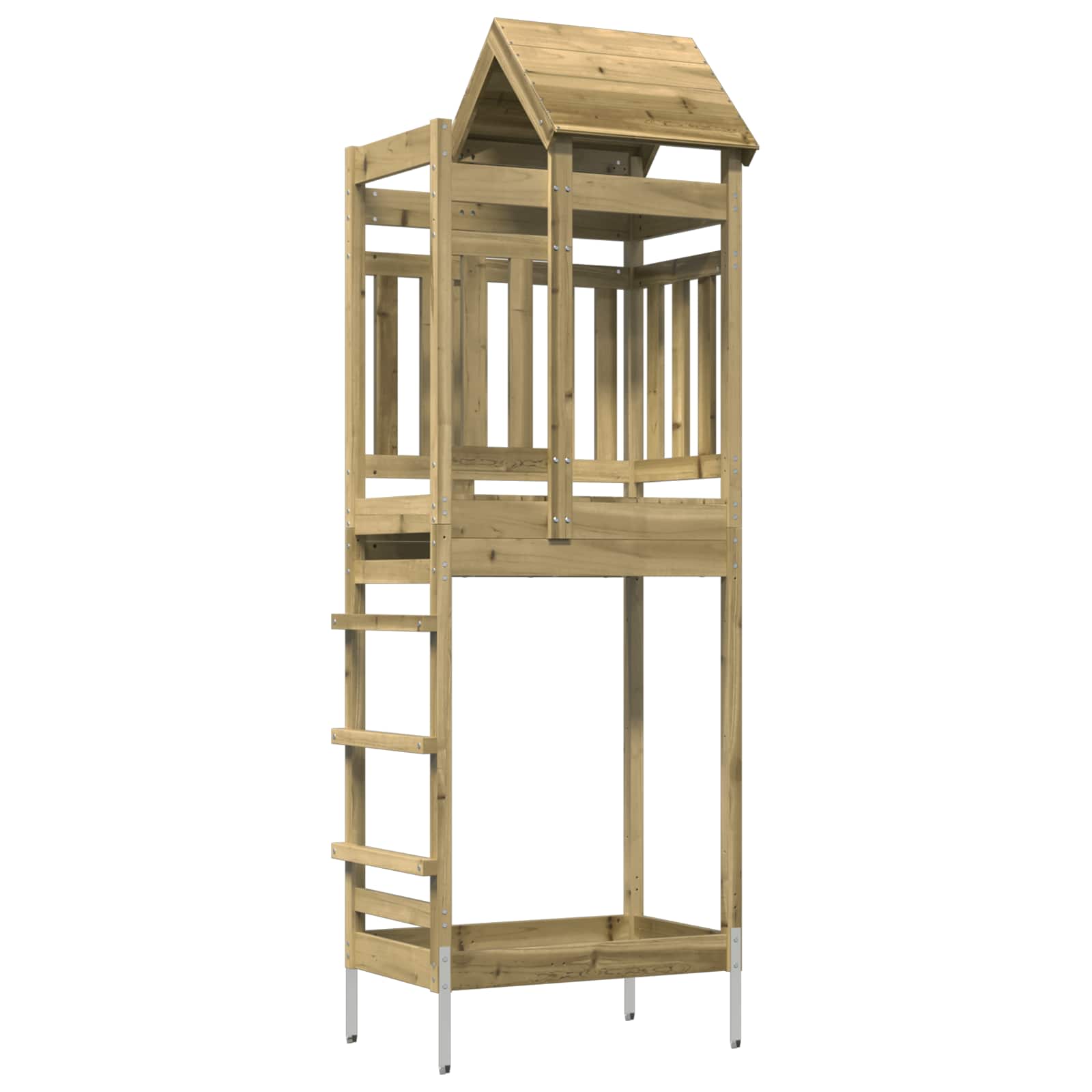 Speeltoren Bruin 52,5 x 85 x 238 cm Massief geïmpregneerd hout