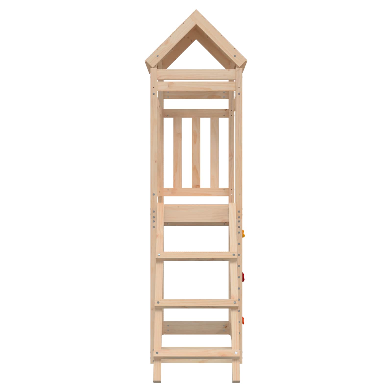 Speeltoren Bruin 110,5 X 52,5 X 214 Cm Massief grenenhout