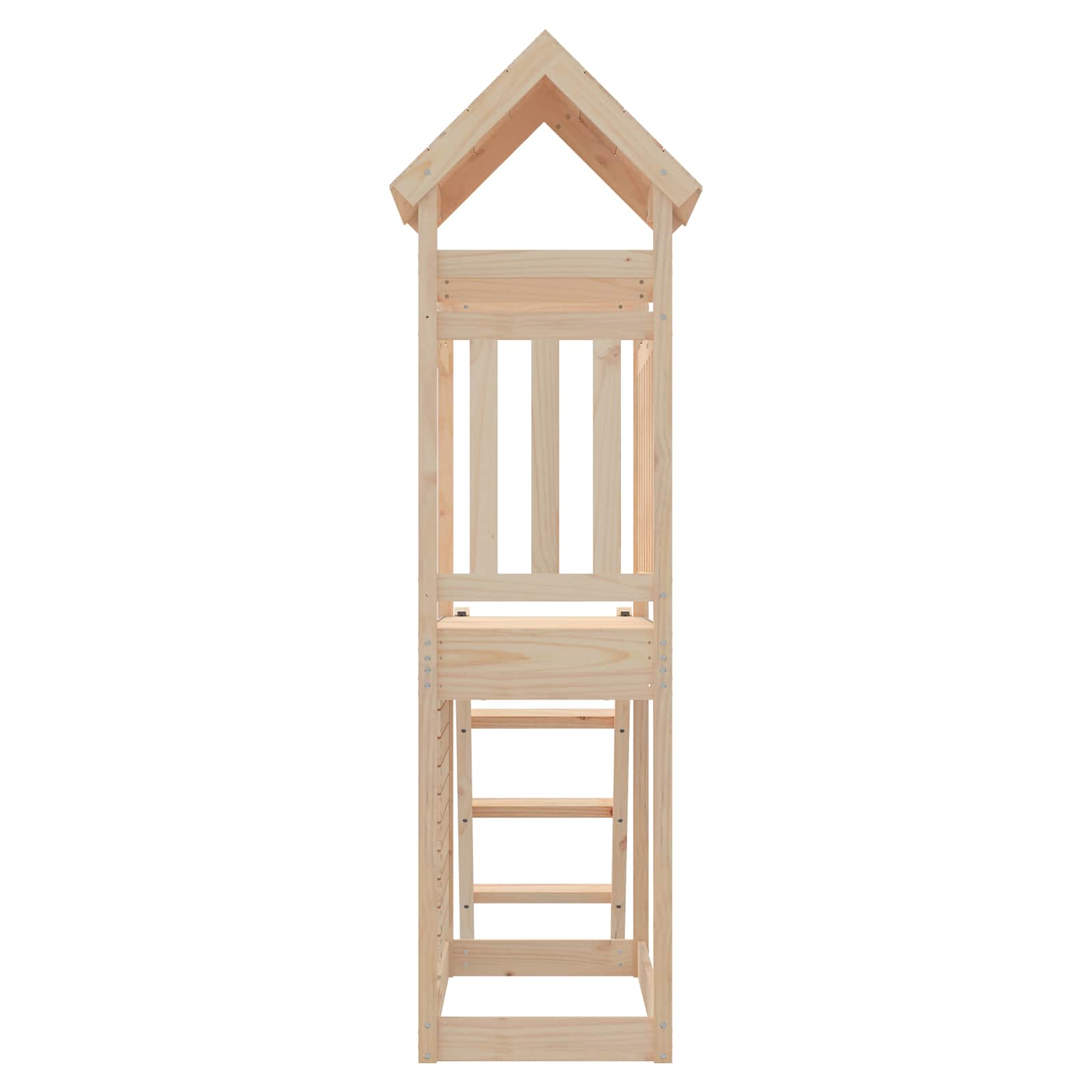Speeltoren Bruin 110,5 X 52,5 X 214 Cm Massief grenenhout