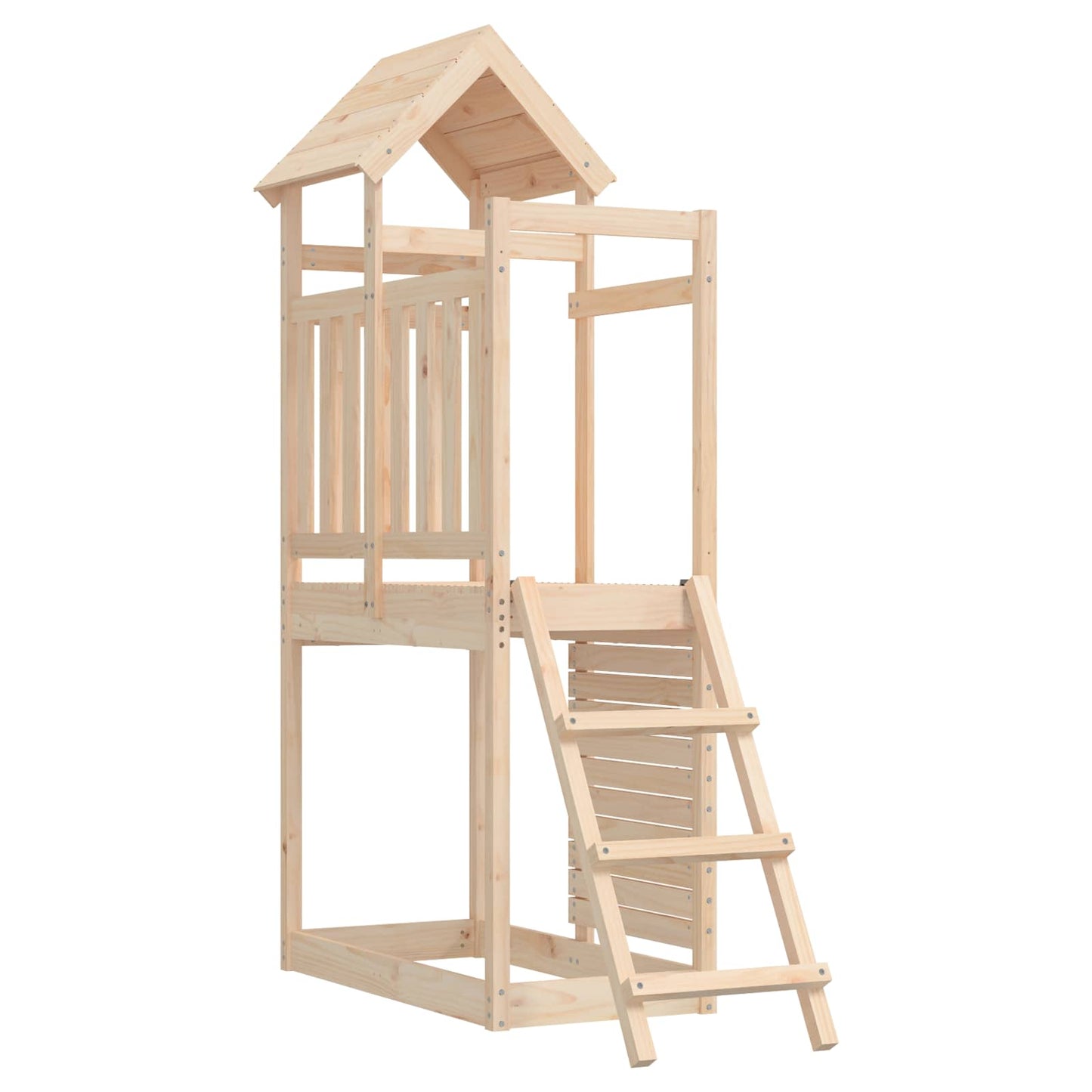 Speeltoren Bruin 110,5 X 52,5 X 214 Cm Massief grenenhout