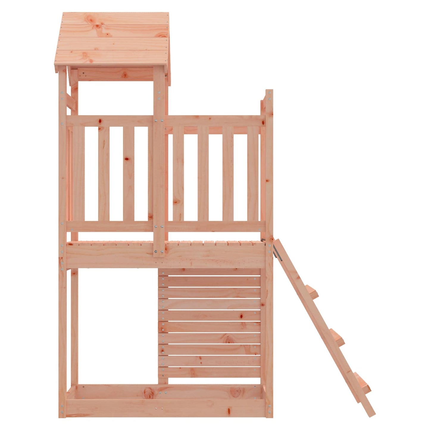 Speeltoren Bruin 110,5 X 52,5 X 214 Cm Massief Douglas Hout Massief douglashout