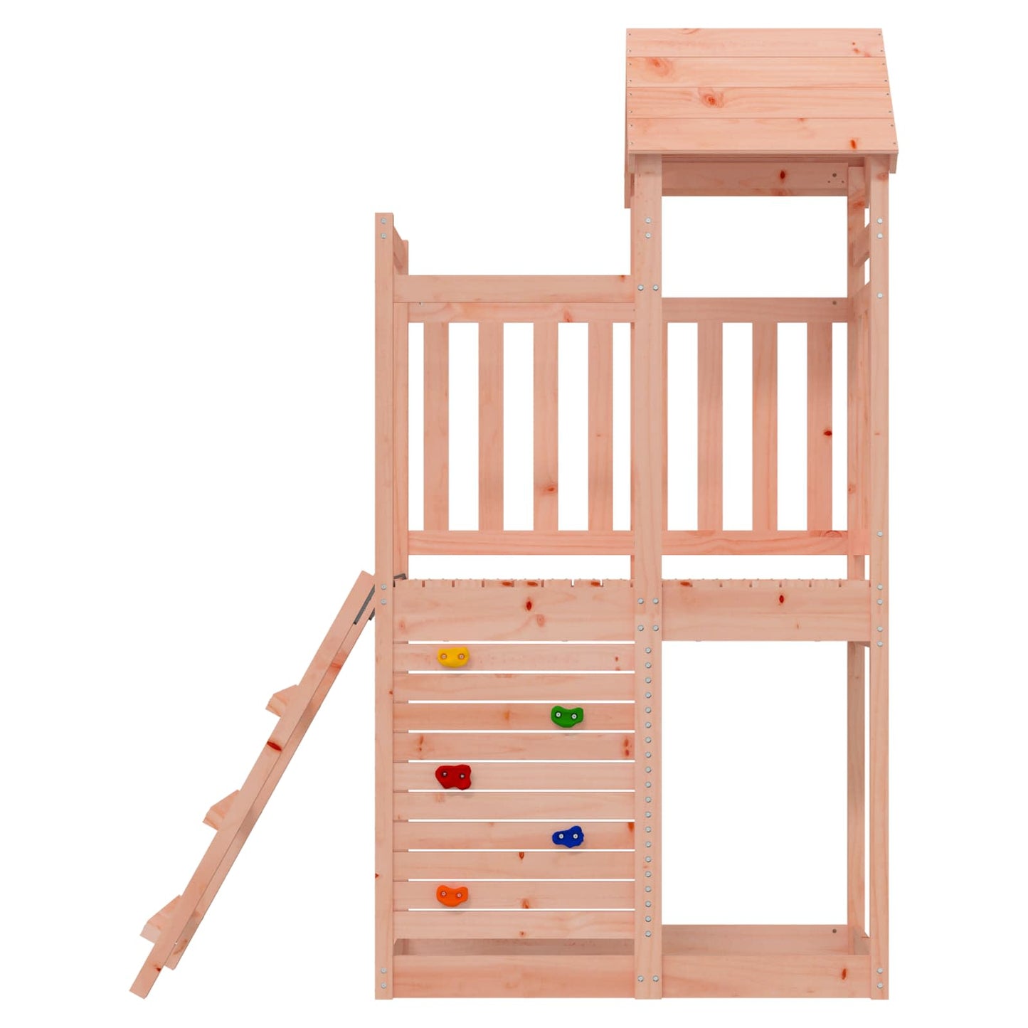 Speeltoren Bruin 110,5 X 52,5 X 214 Cm Massief Douglas Hout Massief douglashout