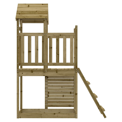 Speeltoren Bruin Massief geïmpregneerd hout