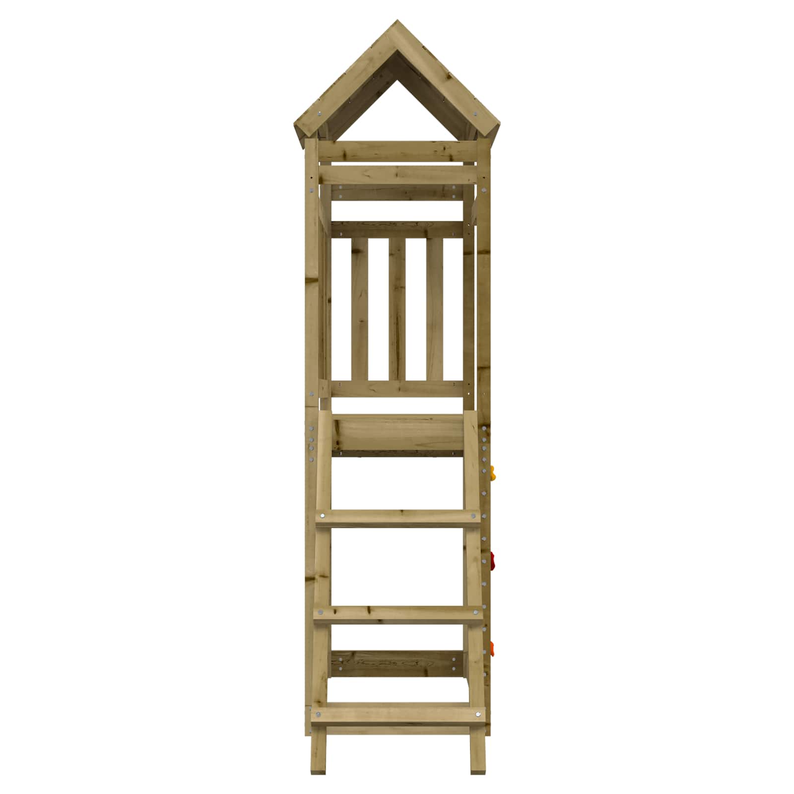 Speeltoren Bruin Massief geïmpregneerd hout