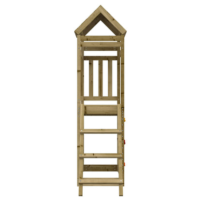 Speeltoren Bruin Massief geïmpregneerd hout