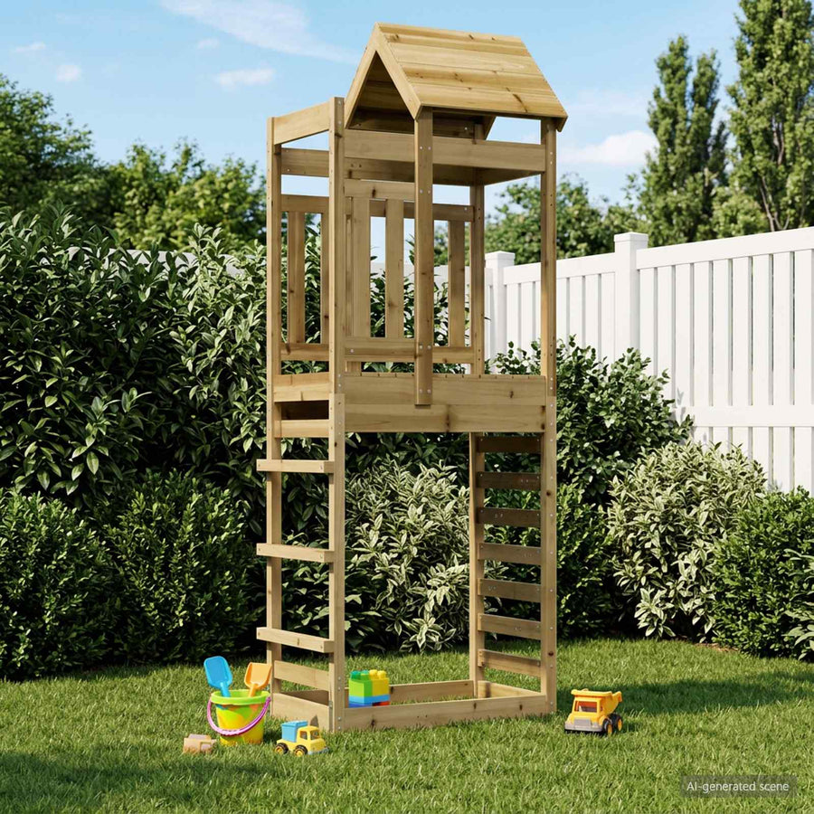 Speeltoren Bruin 52,5 x 85 x 238 cm Massief geïmpregneerd hout
