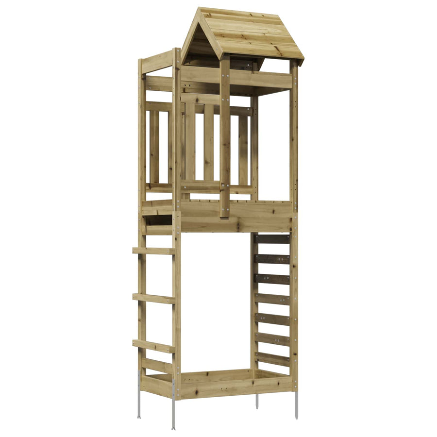 Speeltoren Bruin 52,5 x 85 x 238 cm Massief geïmpregneerd hout