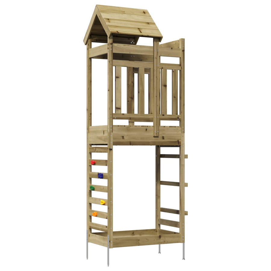 Speeltoren Bruin 52,5 x 85 x 238 cm Massief geïmpregneerd hout