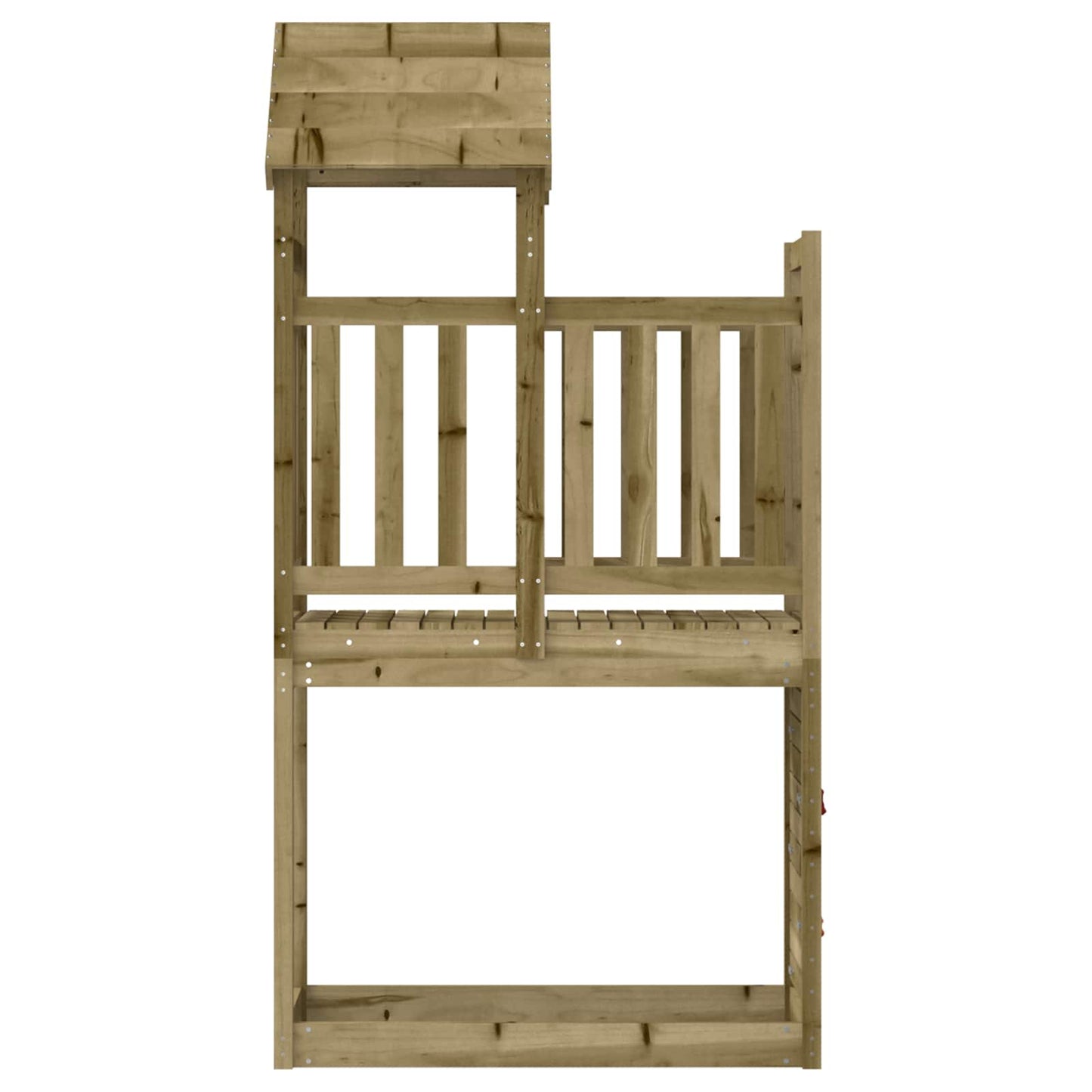 Speeltoren Bruin 53 x 110,5 x 214 cm Massief geïmpregneerd hout