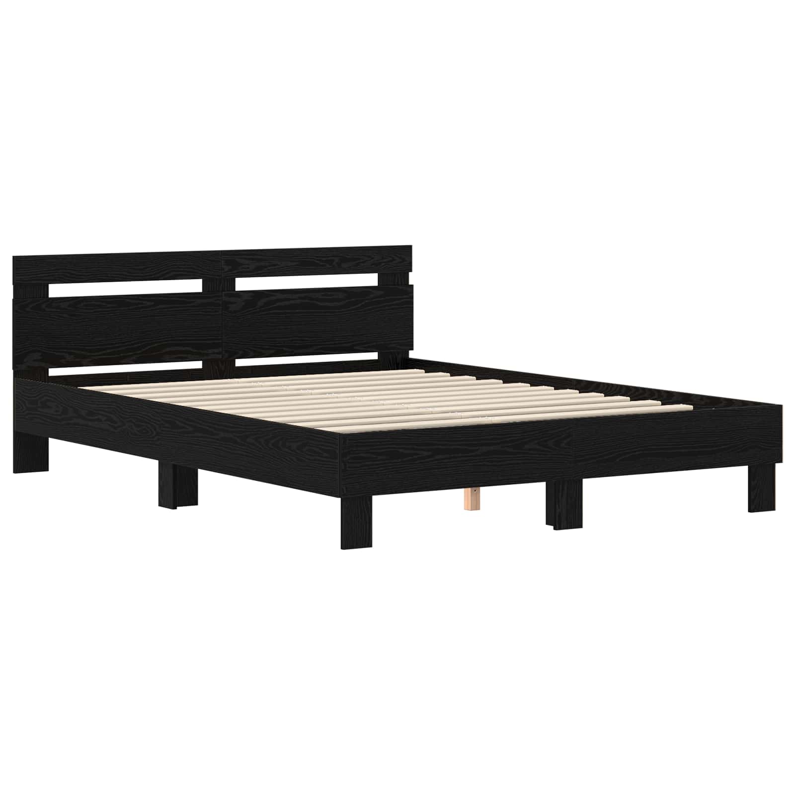 Bedframe met hoofdeinde Massief Eikenhout
